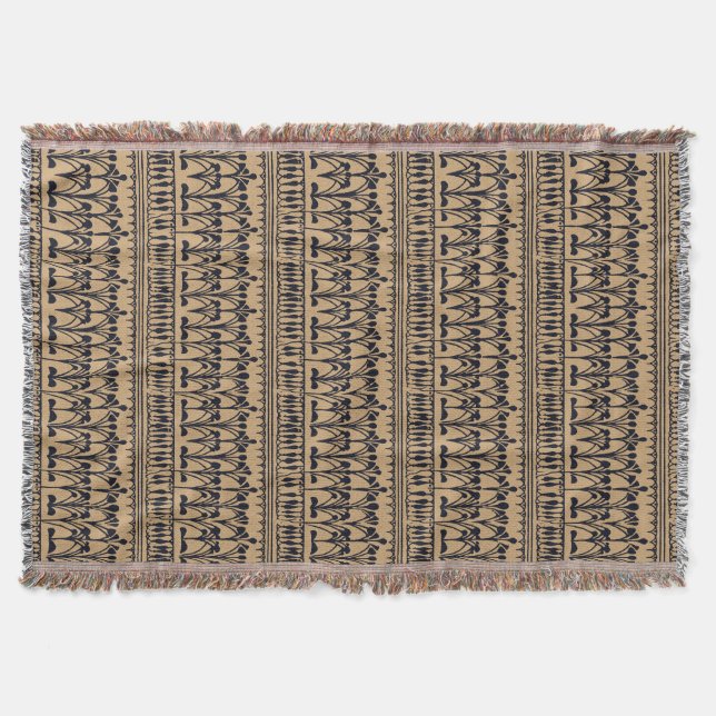 Greek & Etruscan Ornament Throw Blanket (Front)