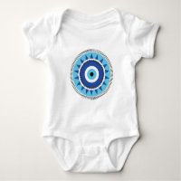 Greek Evil Eye Blue White