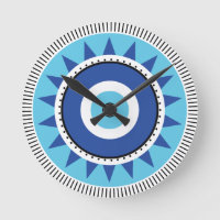 Greek Evil Eye Blue White