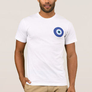 Greek Evil Eye Blue White T-Shirt