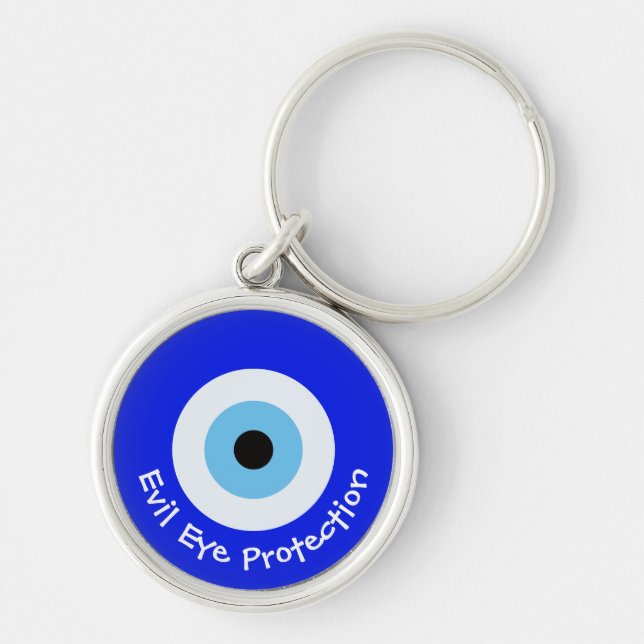 Greek Evil Eye Key Ring (Front)