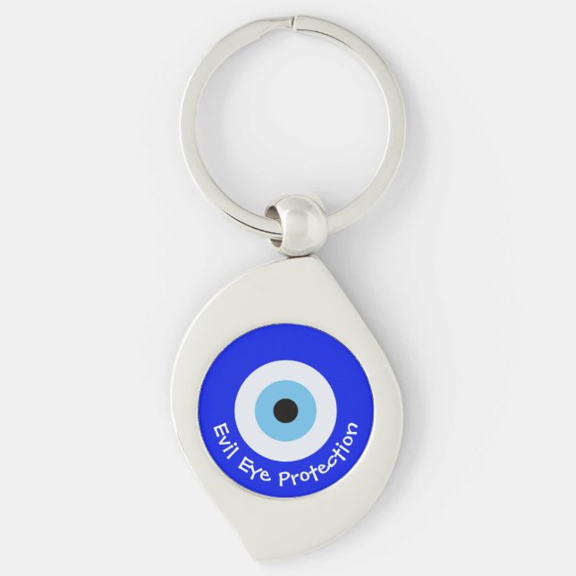 Greek Evil Eye Key Ring (Front)