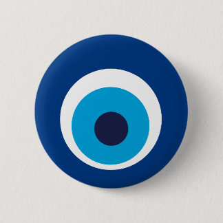 Greek eye 6 cm round badge