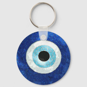 greek eye key ring