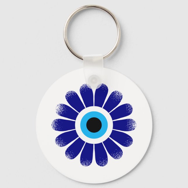 Greek Eye Protection Key Ring (Front)