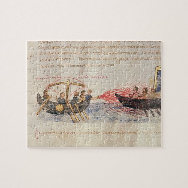 Greek fire (vellum) jigsaw puzzle (Horizontal)
