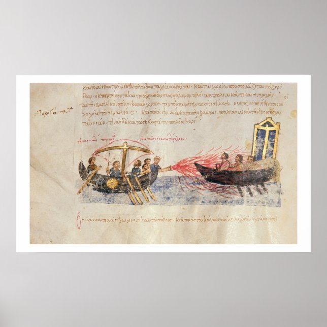Greek fire (vellum) poster (Front)