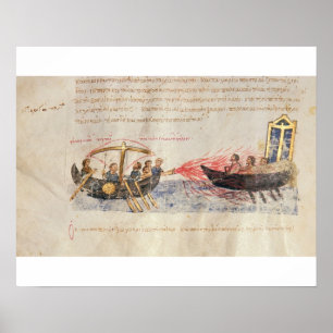 Greek fire (vellum) poster