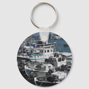Greek Fishing Boats Keychain
