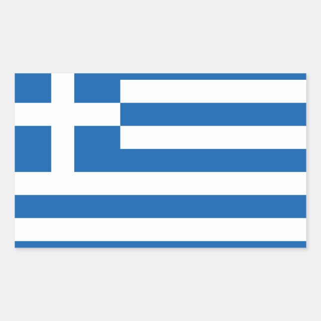 Greek Flag Custom Sticker (Front)