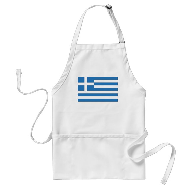 Greek Flag, Flag of Greece Standard Apron (Front)