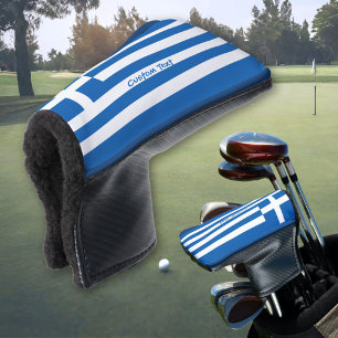 Greek Flag Golf Head Cover