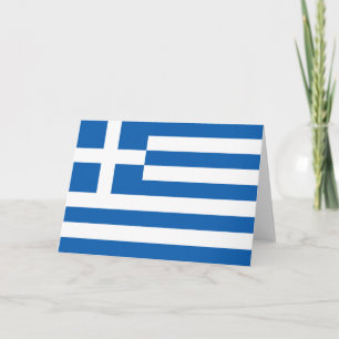 Greek Flag (Greece) Card