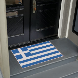 Greek Flag (Greece) Doormat