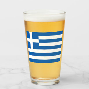 Greek Flag (Greece) Glass