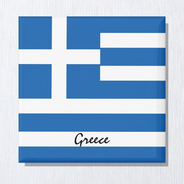 Greek flag & Greece holiday /sports fans Magnet (Creator Uploaded)