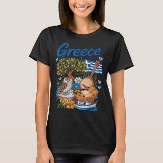 Greek Flag Outfit Idea for Kids with Hellenic T-Shirt