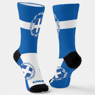 Greek Flag Patriotic, Sustainable Greece Premium Socks
