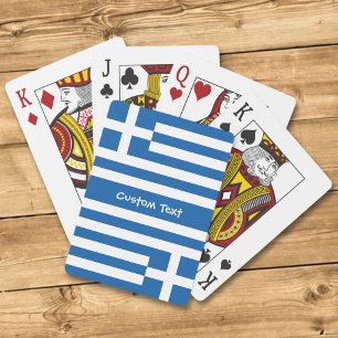 Greek Flag Playing Cards