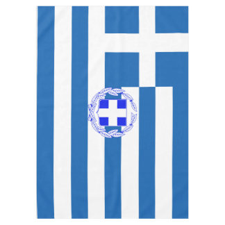 Greek flag tablecloth