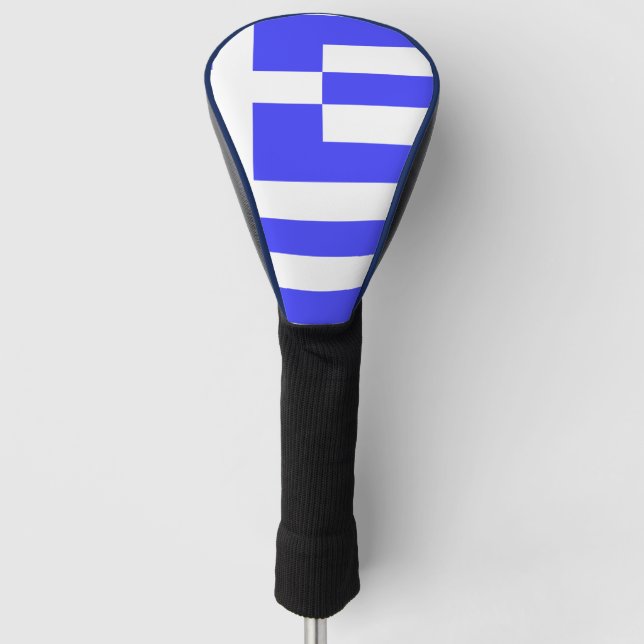 Greek Flag Total Golf Head Cover (Front)