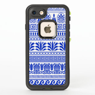Greek Fret, Mediterranean Pattern, Blue