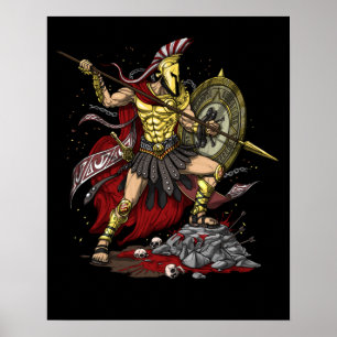 Greek God Ares Poster