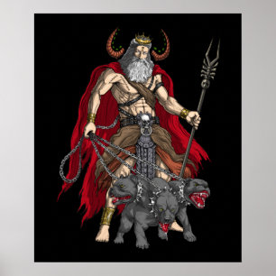 Greek God Hades Poster