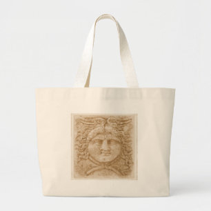 Greek God Hermes PICTURE ancient image of Hermes Large Tote Bag