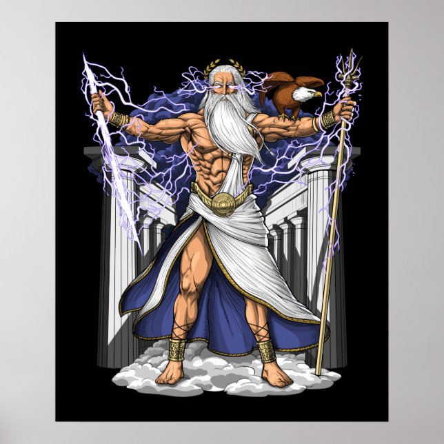 Greek God Zeus Poster (Front)