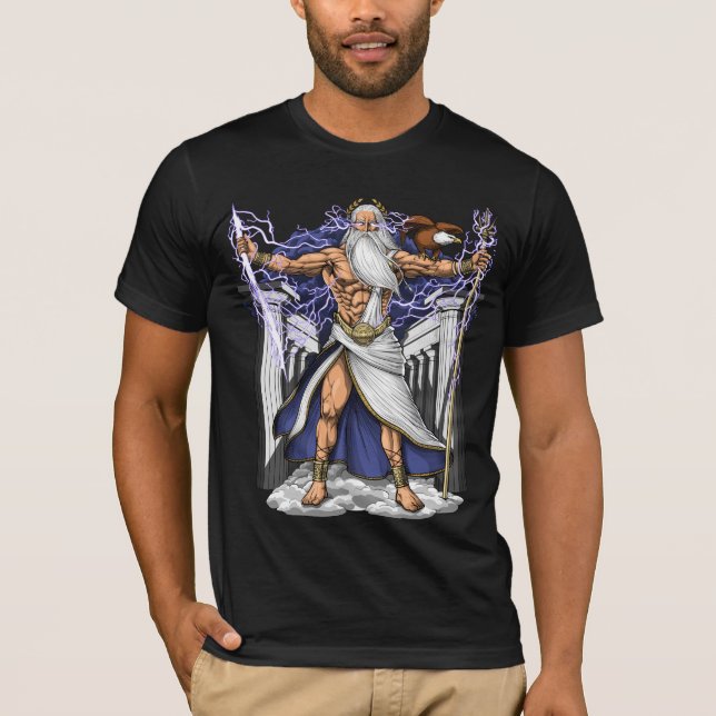 Greek God Zeus T-Shirt (Front)