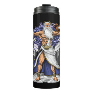 Greek God Zeus Thermal Tumbler