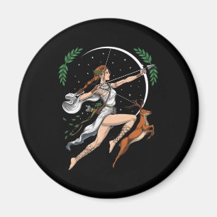 Greek Goddess Artemis Magnet