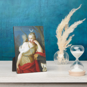 Greek Goddess Diana of the Hunt Altar Plaque