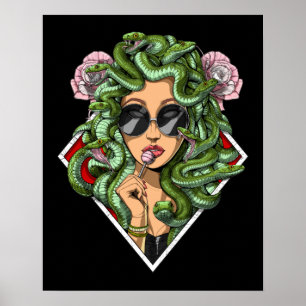 Greek Goddess Medusa Poster