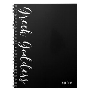 Greek Goddess Modern Custom Personalised Journal