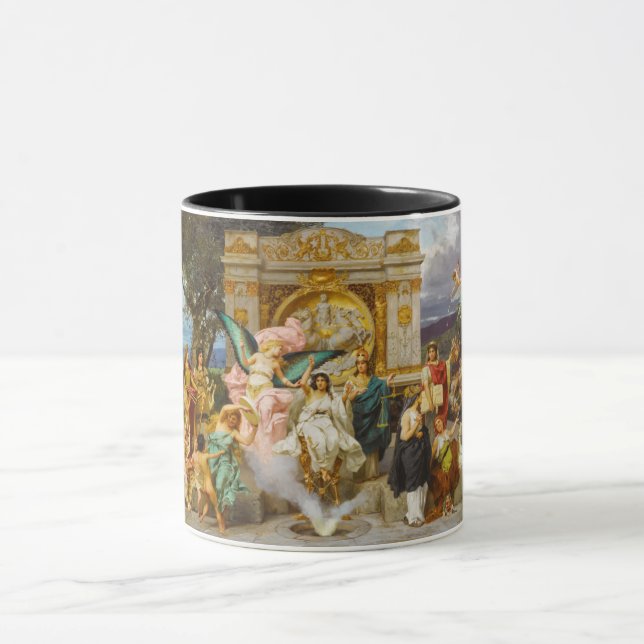 Greek Gods on Mount Parnassus Mug (Center)