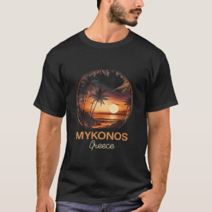 Greek Greece Beach Holiday Vacation Mykonos T-Shirt