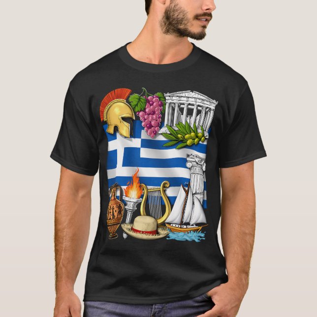 Greek Heritage T-Shirt (Front)