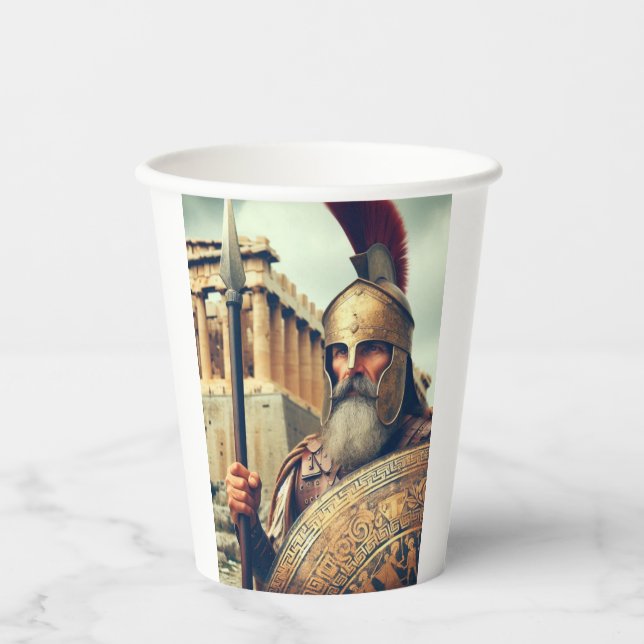 Greek Hoplite  Paper Cups (Front)