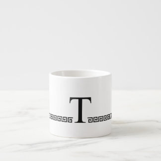 Greek Initial Espresso Cup