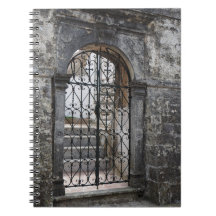 Greek Iron Gateway Photo Spiral Notebook