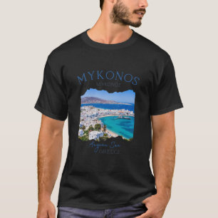 Greek Island Mykonos Greece Vacation Family Outfit T-Shirt