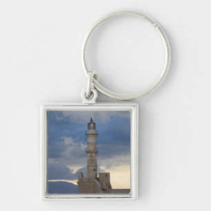 Greek Island of Crete and old town of Chania 2 Key Ring
