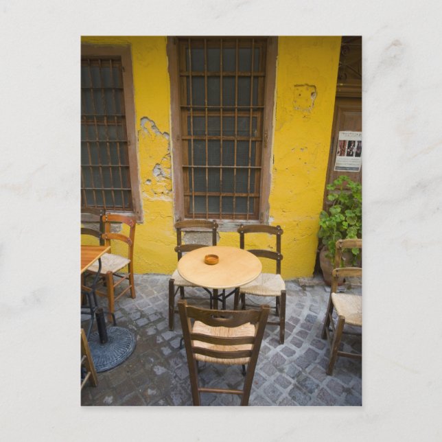 Greek Island of Crete and old town of Chania 3 Postcard (Front)