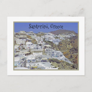 Greek Island of Santorini Postcard