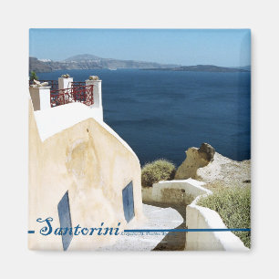 Greek island-santorini magnet