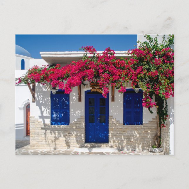 Greek Island Vibes Postcard (Front)