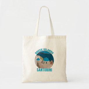 Greek Islands Santorini Tote Bag