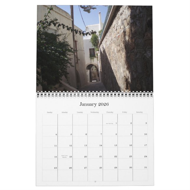 Greek Isles 2011 Calendar (Jan 2026)